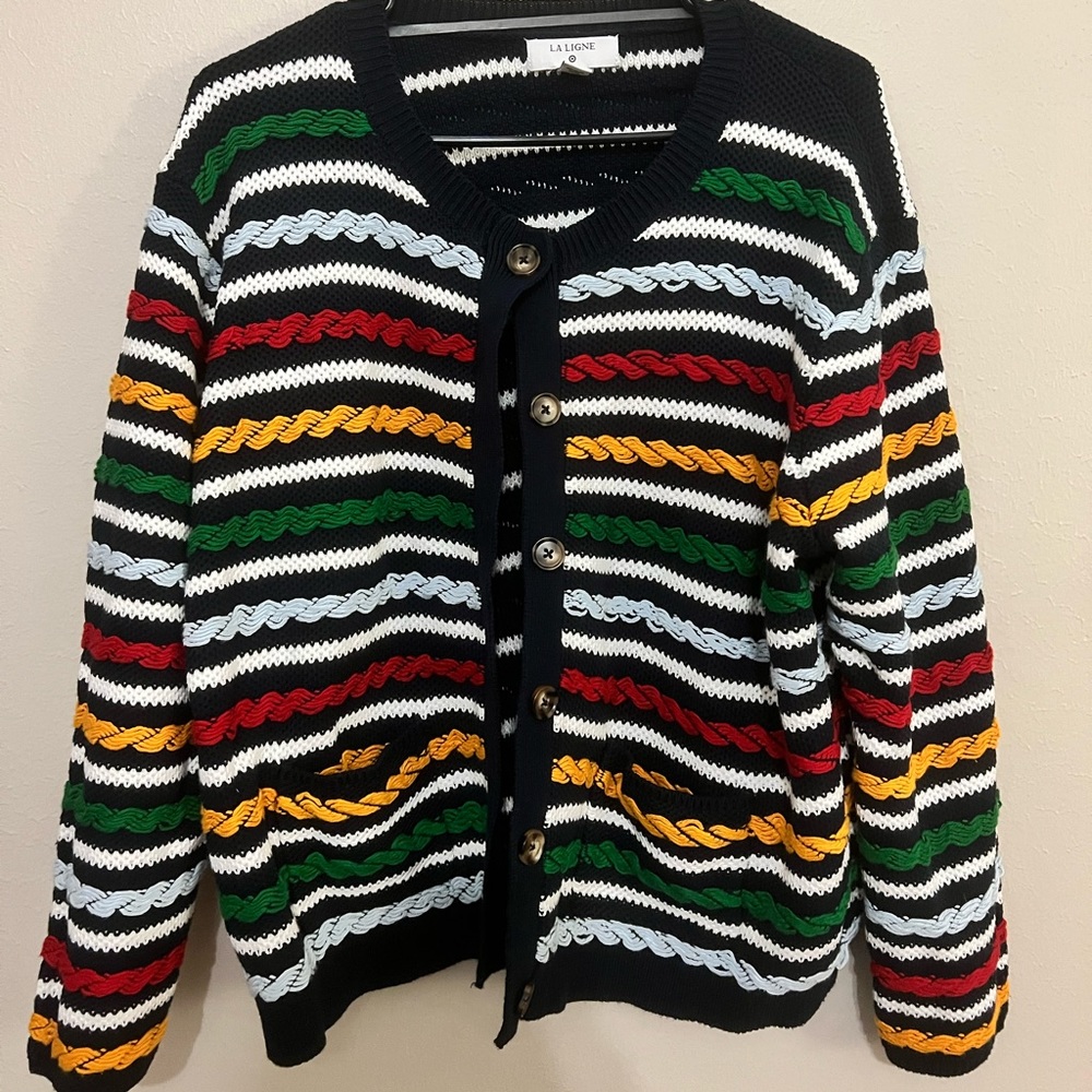 Women’s Beautiful La Ligne Cardigan Size XL.